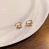 Brincos de Tarraxa Borboleta Zircônia Exquisitos, Doces e Elegantes para Mulheres, Estilo Floresta, Frescos e Naturais, Argolas de Orelha Sem Piercing, Brincos Super Feéricos