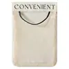 Organizador de Almacenamiento de Bolsas de Basura de Cocina, Bolsa Colgante de Gran Capacidad para Bolsas de Plástico, Bolsita de Red de Almacenamiento con Cinta Mágica para Montar en Pared