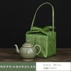 Tetera de celadón Yue Kiln, tetera individual de alta gama, juego de té de kung fu para el hogar, patrón Ruyi, cerámica, filtro de gran capacidad