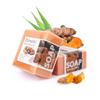 Sabonete de cúrcuma original suco de gengibre lavagem facial sabonete de limpeza homens e mulheres controle de óleo sabonete cross-border venda quente sabonete de óleo essencial atacado sabonete de óleo de gengibre