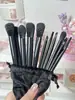 13 Pinceles de Maquillaje Soplado Sombra de Ojos Belleza Maquillaje Secado Rápido Traje Súper Suave Rubor Portátil Nuevo Fuego