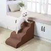 Nueva Escalera de Escalada para Mascotas Perro Pequeño Escalón de Esponja Extraíble y Lavable Escalera de Cama de Escalada Escalera de Mesita de Noche Perro Gato Rampa Escalera de Escalada