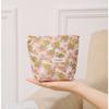 Libro Rojo Mismo Estilo Bolsa Cosmética Teñida de Color Fresco Gran Capacidad Bolsa de Almacenamiento para el Cuidado de la Piel para Viaje Bolsa Cosmética Portátil
