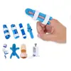 Producción de férula de fijación de dedo de aleación de aluminio tipo rana de cuatro piezas F abrazadera de hueso de dedo de una sola pieza protector de dedo dispositivo de enderezamiento