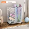 Cesta de Almacenamiento para Esterillas de Yoga, Estante de Almacenamiento para Equipos Deportivos y de Fitness en Casa, Estante de Almacenamiento Doméstico para Rellenar Espacios para Bádminton y Baloncesto