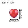 Piedra Natural de Venta Caliente Transfronteriza 30*12 Corazón No Poroso Cristal Rosa Accesorios de Juguete Arqueológico Corazón DIY Pequeño Regalo