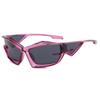Gafas de Sol Futuristas Estilo Novio 2023 Moda Y2K Street Shoot Hip Hop Alienígena Gafas para Mujer