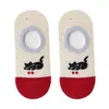 Calcetines de Barco Transpirables con Patrón de Dibujos Animados de Hilo, Lindos, para Mujer, de Verano, Finos, Bajos, Antideslizantes, Invisibles para Mujer