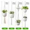 Bolsa de Red para Maceta Combinada, Bolsa de Red Tejida a Mano para Plantas de Jardinería, Cesta Colgante, Popular Bolsa de Red Creativa de Cuerda de Algodón de Amazon