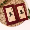 Envelopes vermelhos de funeral, envelopes de dinheiro para presentes de memória, sacos solenes de homenagem fúnebre estilo chinês, sacos especiais de seda e ouro para luto sincero, atacado