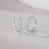 Pendientes de trigo de plata esterlina S925, nuevos y modernos, con diseño de circonitas microincrustadas, para niñas, fabricantes de pendientes al por mayor.