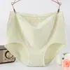 Roupa Íntima Feminina de Algodão Puro Antibacteriana Hot-Selling do Taobao para Mulheres Plus Size, Tamanho Extra Grande de Cintura Alta com Controle de Barriga para Mães de Meia-Idade e Idosas
