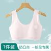 Ropa interior de desarrollo para niñas, sujetador de primera etapa para niñas, chaleco fino antigolpes, top deportivo sin costuras, transpirable