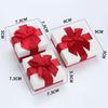 Caja de embalaje para joyería de arco de cobertura de tierra caja para anillos caja para colgante collar regalo joyería caja de embalaje para joyería cartón