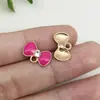 Chaveiro Pingente Laço Rosa Doce Pingente Pingente para Pulseira DIY Colar Acessórios de Roupa Acessórios de Liga