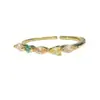 Anillo Delgado de Piedras Preciosas de Colores de Alta Definición Versa Xiaohongshu para Mujer, Chapado en Oro de 18 Quilates, Zirconio Diamante Brillante Microincrustado, Dedo Simple y de Alta Gama