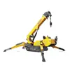 Grúa Araña de 5 Toneladas con Batería de Litio para Interiores con Control Remoto Brazo Plegable Grúa Araña Hidráulica con Brazo Telescópico