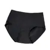 Hongxuan Nuevo Estilo Ropa Interior para Mujer de Algodón Puro de Cintura Media-Alta de Color Liso, Shorts Antibacterianos Cómodos Sueltos de Talla Grande