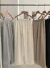 KEKEZOON 2026 Otoño Nuevo Estilo Coreano Elástico Cintura Alta Cordón Pierna Ancha Pantalones Deportivos Mujer Sueltos Largos 8907