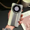 Para Huawei Mate60Pro Funda de Teléfono de Cuero Genuino de Gama Alta 60RS Edición Porsche Funda de Piel de Vaca