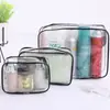 Bolsa de Cosméticos de PVC Engrosado Estilo K Gran Capacidad Bolsa de Cosméticos de Viaje Impermeable a Prueba de Polvo Neceser Cosméticos Bolsa de Cosméticos