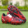 Zapatos de Fútbol para Exteriores Transfronterizos con Tacos Largos y Tacos Rotos, Zapatos de Fútbol para Estudiantes Jóvenes de Exteriores, Zapatos de Fútbol Transpirables para Competición y Entrenamiento
