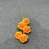 Floristería de Simulación de Boda Naranja Material de Flores Naranja Naranja Tema Arreglo de Lugar de Boda Hotel Arreglo de Flores de Plástico