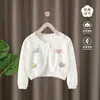 Cárdigan de algodón fino de verano para bebé con tejido exterior y chal para protección solar, Camiseta de aire acondicionado para niñas pequeñas