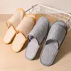Pantuflas Desechables de Hotel Espesoradas Antideslizantes Hotel y B&B Especial Lino Todo el Año Hogar Hospitalidad Venta al por Mayor Envío Gratis