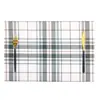 Ningxin Estilo Británico Cuadrado Mantel Individual Transfronterizo PVC Antideslizante Aislamiento Mantel de Mesa de Comedor Juego de Posavasos Venta al por Mayor