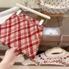 Conjunto de Moda Callejera para Niñas Pequeñas, Suéter y Falda Jacquard Fair Isle Navideño de Invierno para Niños
