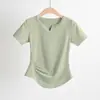 Ropa de Yoga Estilo Primavera Ropa Deportiva Conjunto de Manga Larga Sensación de Alta Gama Ropa de Secado Rápido Ropa de Práctica de Baile de Alta Gama Top Estilo Puro Deseo