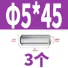 Acero Inoxidable 304 Rosca Interna Pasador Cilíndrico GB120 Pasador de Localización Pasador de Unión Rango Completo Pasador de Fijación 412*6X60