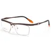 Nuevo Marco de Gafas con Línea de Cejas para Hombres, Marco de Gafas de Estilo Artístico, Marco de Gafas de Moda para Hombres, Disponible para Venta al por Mayor Zc190
