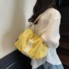 Bolsa Transversal Casual Leve de Armazenamento Estilo Coreano Bolsa Esportiva para Ciclismo Bolsa de Yoga Fitness Bolsa Estudantil de Grande Capacidade para Mulheres