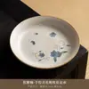 Juego de Té Kung Fu de Cerámica Pintado a Mano de Tres Piezas con Tapa, Tetera y Bandeja, Individual de Gama Alta que No se Calienta al Tacto para Uso en Casa