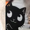 Venta de liquidación: Estaca de Metal Oculta Gato Negro para Jardín, Adorno de Metal de Gato Negro Espeluznante Asomándose Ahora Disponible