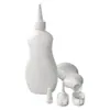 Botella de Agente de Limpieza Limpiador de Fondo Negro de Olla Gel Botella Alta Pe150Ml Cintura Delgada Tapa Puntiaguda Botella de Empaque