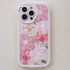 Capa de celular Apple 14 iPhone13 coelho IP12 flor IP11 resistente a quedas IP14 PRO Tulipa fofa