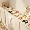 Mantel de Mesa Auxiliar de Dibujos Animados Alfombrilla Protectora para Encimera de TV Lujo Accesible Mantel de Mesa de Alta Gama Sin Lavado Anti-Suciedad Alfombrilla para Zapatero