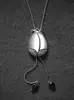 Cadena Larga para Suéter, Collar de Lujo Ligero y de Alta Gama para Mujer, Accesorio de Borla Moderno y Versátil, Colgante Simple de Perla que No se Desvanece