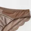 Bragas de Encaje Sexy de Verano Estilo Francés Ultradelgadas Transpirables Suaves para Mujer, Braguitas de Talle Bajo que Levantan los Glúteos Tallas Grandes para Mujer