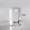 Columna Quadrada Transparente de Acrílico Suporte de Cristal Modelo de Brinquedo Suporte de Exibição Cosméticos Joias Cerâmica Antiga Suporte de Base