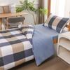 2025 Estilo Muji Conjunto de Seis Peças para Cama de Dormitório Estudantil Capa de Edredom para Beliche Conjunto de Três Peças para Cama de Solteiro