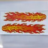 Adesivos de carro transfronteiriços adesivos de carro adesivos de impressão colorida adesivos de corpo de chama adesivos de para-choque capô adesivos de arranhão