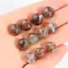 Xiao Natural Verde Fantasma Redondas Cuentas Cornucopia Multi-Tesoro DIY Accesorios de Joyería Semi-Terminados Pulsera Collar Cristal Cuentas Sueltas