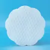 80g Algodão Puro Padrão Pérola Algodão Cosmético Redondo Formato de Flor Espessado Removedor de Maquiagem Algodão Compressa Úmida para Maquiagem Remoção de Esmalte Ferramenta de Beleza