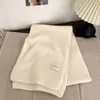 Bufanda de Punto de Color Sólido para Mujer Temporada Otoño Invierno Estilo Coreano Cuello Redondo Lana de Estudiante Versátil Cálida Gruesa Snood Pareja de Moda
