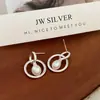 Pendientes Dulces Redondos de Perla de Imitación para Mujer, de Alta Gama, a la Moda, Versátiles, Pendientes Exquisitos, Pendientes Estilo Nicho Ins
