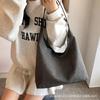 Bolso Tote de Moda de Gran Capacidad para Mujer 2024 Nuevo Casual Simple Bolso Sobaco Bolso de Hombro para Estudiantes
